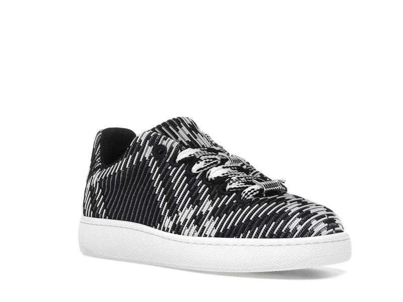 Burberry Check Knit Box Sneaker Black White (Women's)