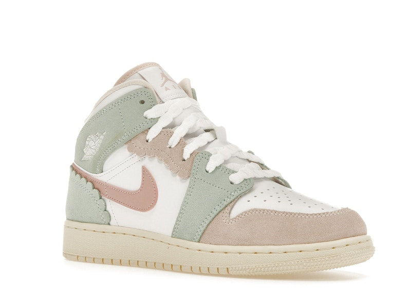 Jordan 1 Mid SE Pink Oxford (GS)