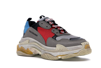 Balenciaga Triple S Grey Red Blue (2018 Reissue)