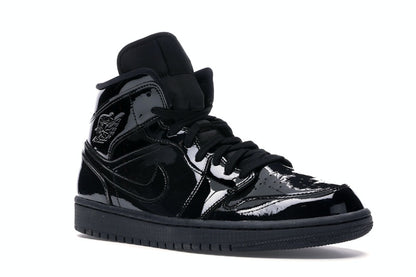 Jordan 1 Mid SE Triple Black Patent (Women's)