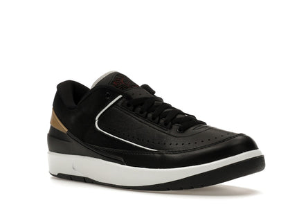 Jordan 2 Retro Low Black Metallic Gold (Women's)