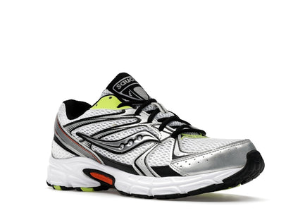 Saucony Grid Ride Millennium White Silver Lime Orange