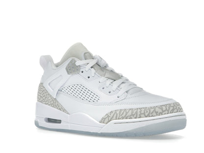 Jordan Spizike Low White Metallic Silver Barely Blue Neutral Grey