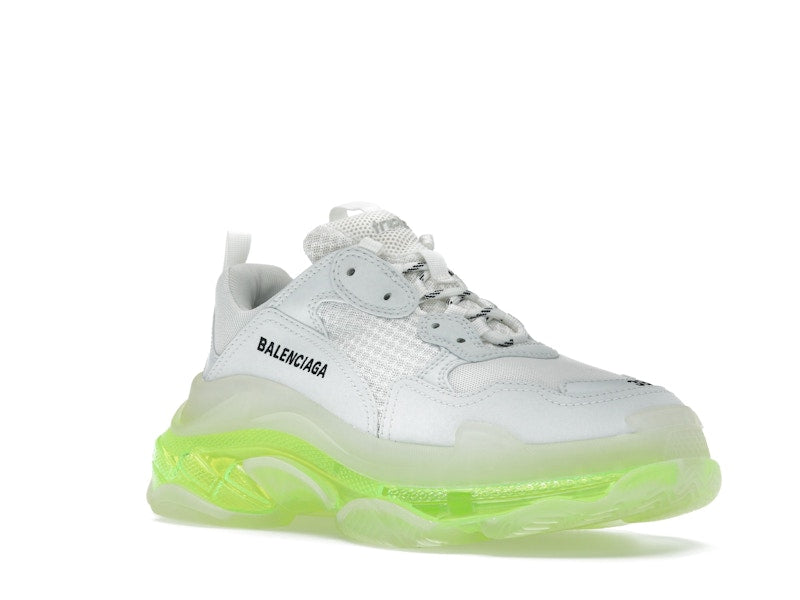 Balenciaga Triple S Clear Sole White Fluo Yellow (Women's)