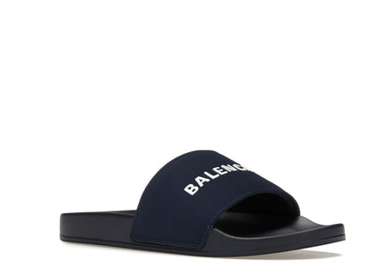 Balenciaga Pool Slide Navy