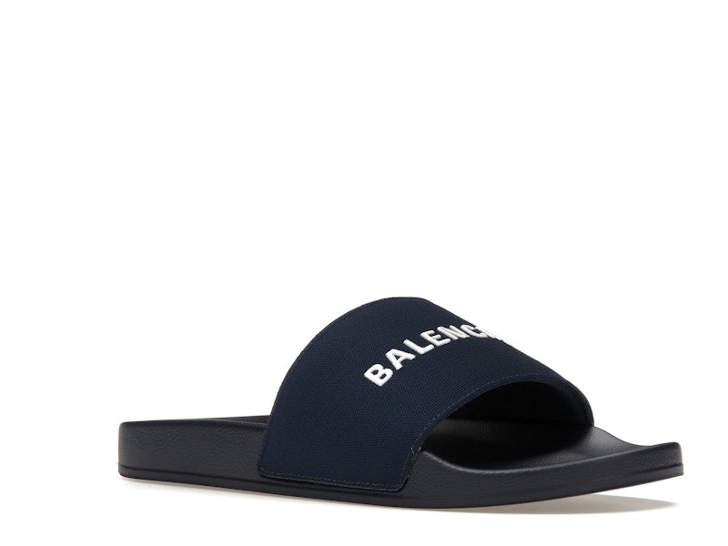 Balenciaga Pool Slide Navy