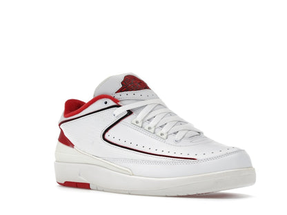 Jordan 2 Retro Low White Varsity Red