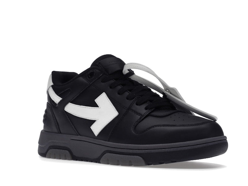 OFF-WHITE Out Of Office OOO Low Tops Black Grey White SS22
