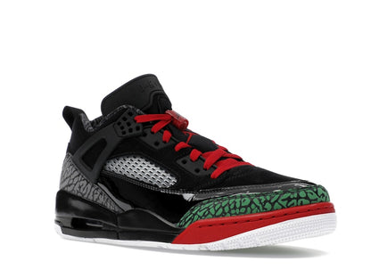 Jordan Spizike Low Black Classic Green White Varsity Red