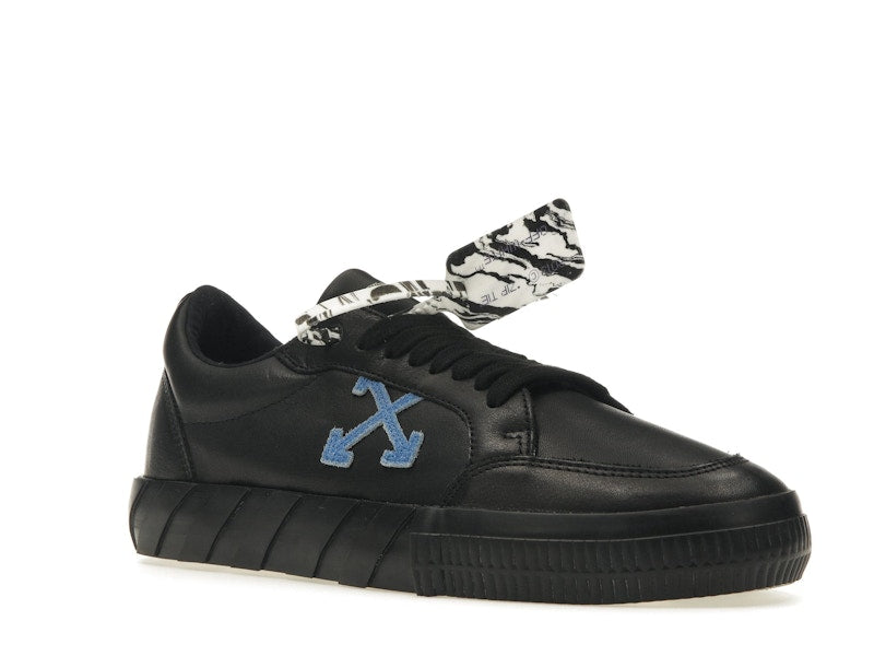 OFF-WHITE Vulc Low Black/Blue Leather SS21