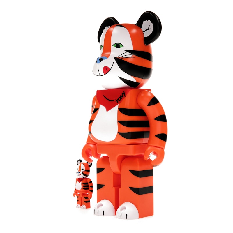 Bearbrick x Kellogg's Tony The Tiger Vintage Ver. 100% & 400% Set