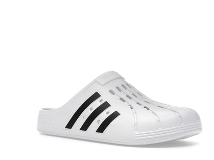adidas Adilette Clog White Black