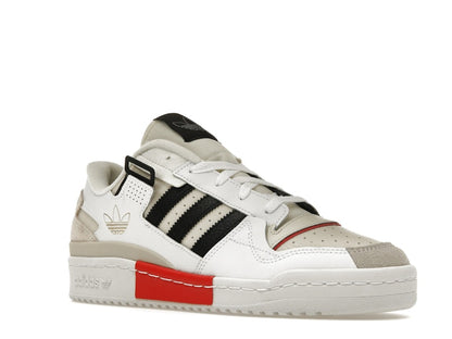 adidas Forum Exhibit Low White Vivid Red