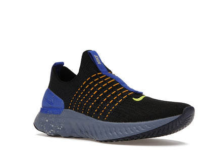 Nike React Phantom Run Flyknit 2 Black Hyper Royal