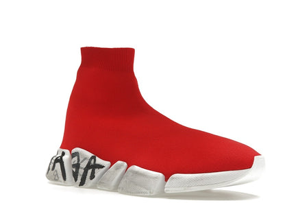 Balenciaga Speed 2.0 Graffiti Red White
