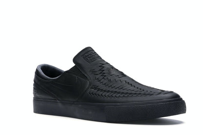 Nike SB Zoom Stefan Janoski Slip RM Crafted Woven Black