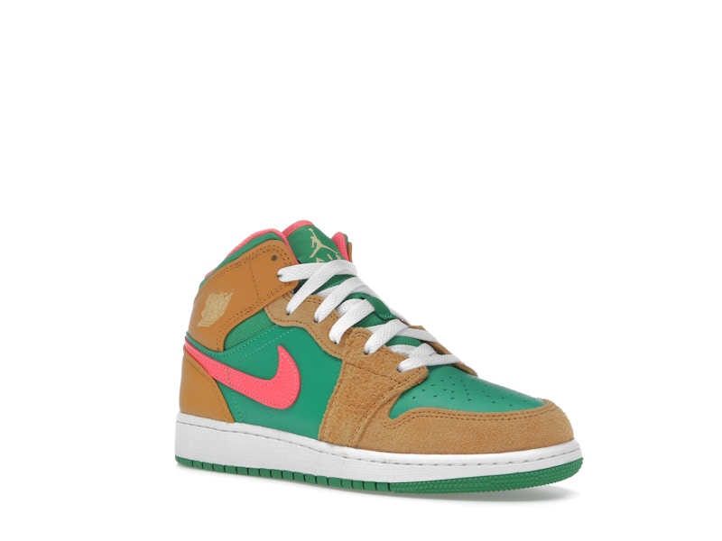 Jordan 1 Mid SE Chutney Lucky Green (GS)