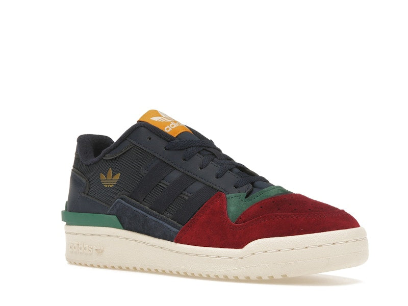 adidas Forum Exhibit Low 2.0 Collegiate Navy Burgundy Green