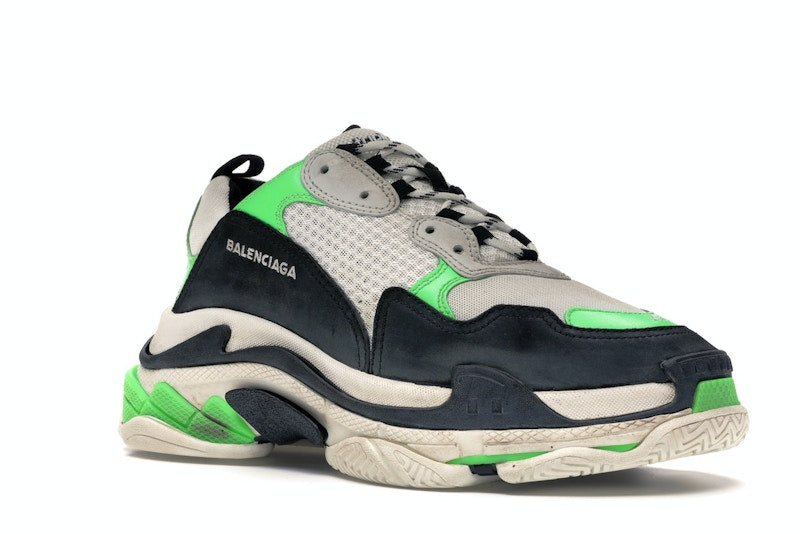 Balenciaga Triple S Mr. Porter Neon Green 2018
