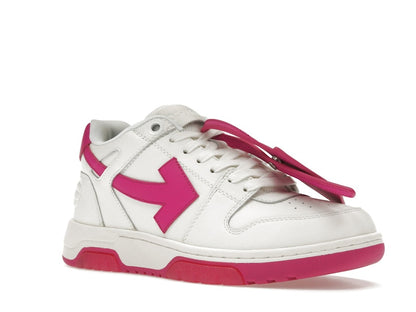 OFF-WHITE Out Of Office Calf Leather White Fuchsia (Women's)