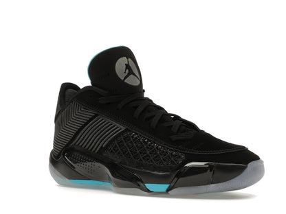 Jordan 38 Low Black Gamma Blue (Translucent Sole)