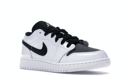 Jordan 1 Low White Black Patent (GS)
