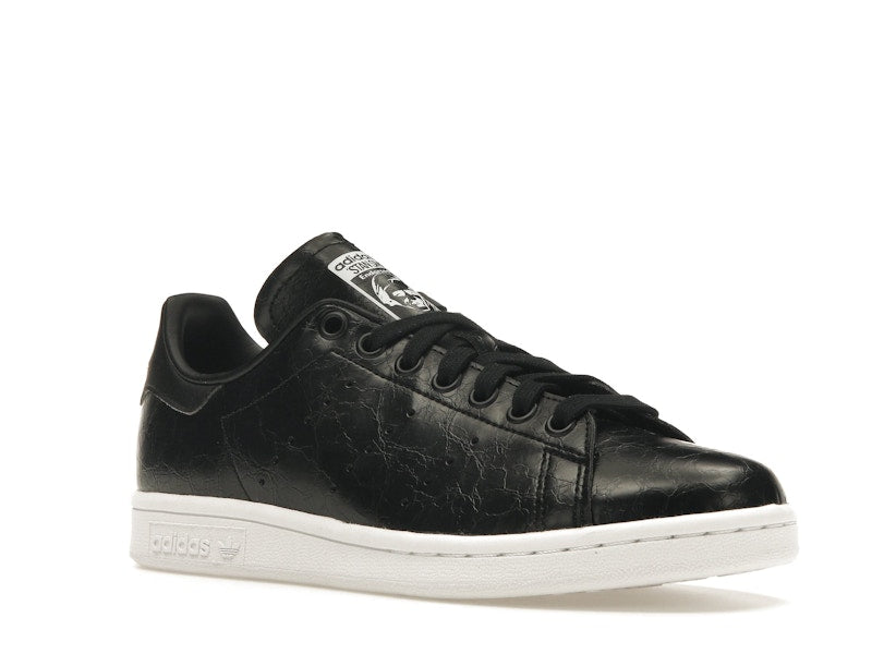 adidas Stan Smith Cracked Leather Black Gold (Women's)