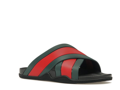 Gucci Web Slide Black Rubber