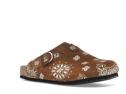Bravest Studios Suede Paisley Clogs Hazel