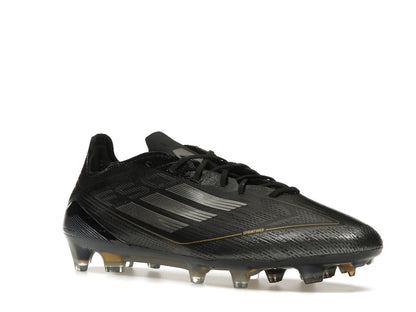 adidas F50 Elite FG Core Black Iron Metallic Gold Metallic