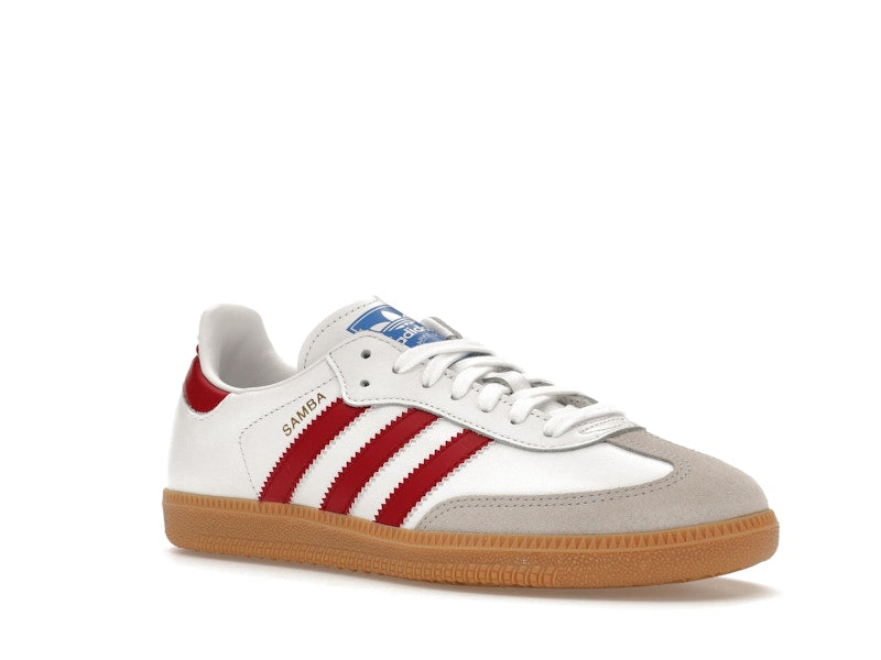 adidas Samba OG White Burgundy Gum