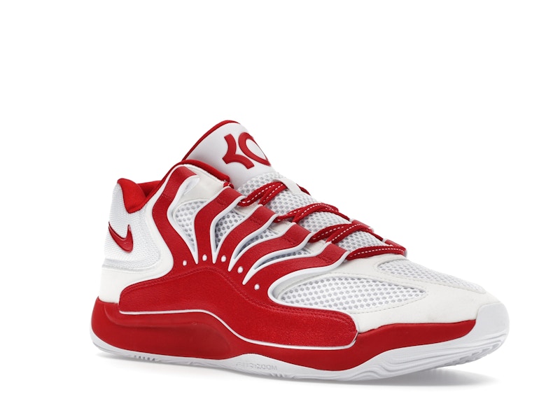 Nike KD 18 TB White University Red