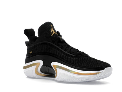 Jordan 36 Low PF Black Gold (White Sole)