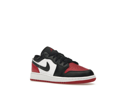 Jordan 1 Low Bred Toe 2.0 (GS)