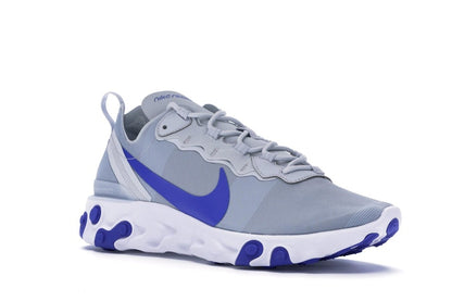 Nike React Element 55 Pure Platinum Racer Blue
