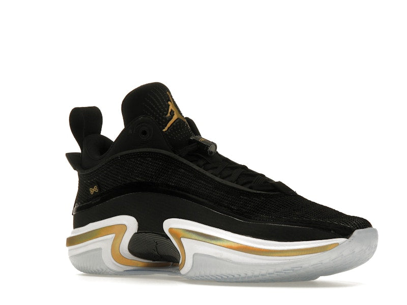 Jordan 36 Low Black Gold (Clear Sole)