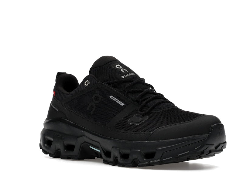 On Running Cloudrock Low Waterproof All Black