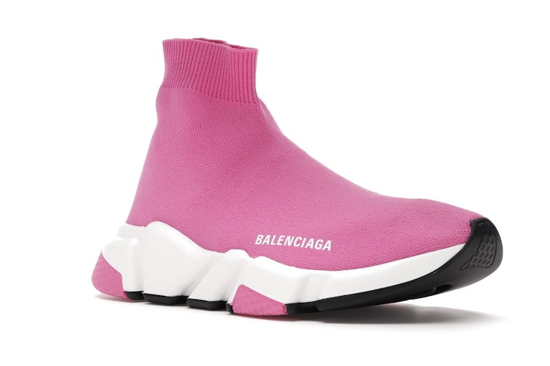 Balenciaga Speed Trainers Mid Pink White (Women's)