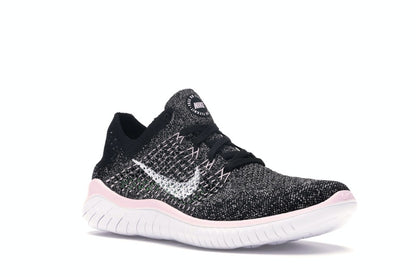 Nike Free RN Flyknit 2018 Black Pink Foam (Women's)