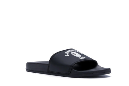 BAPE College Slide Sandals Black