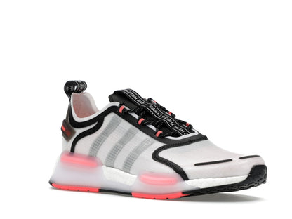 adidas NMD R1 V3 White Matte Silver Crimson