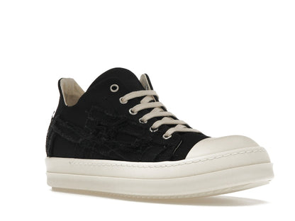 Rick Owens DRKSHDW Slashed Low Sneaks Black Milk