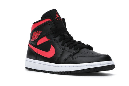 Jordan 1 Mid Black Siren Red (Women's)