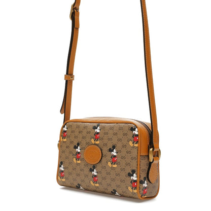 Gucci x Disney Mickey Mouse Crossbody Bag Brown