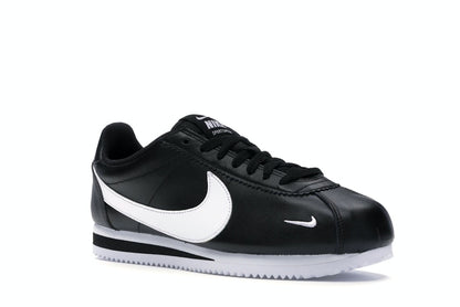 Nike Classic Cortez Mini Swoosh Black White