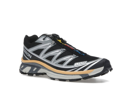 Salomon XT-6 Black Footwear Silver Warm Apricot