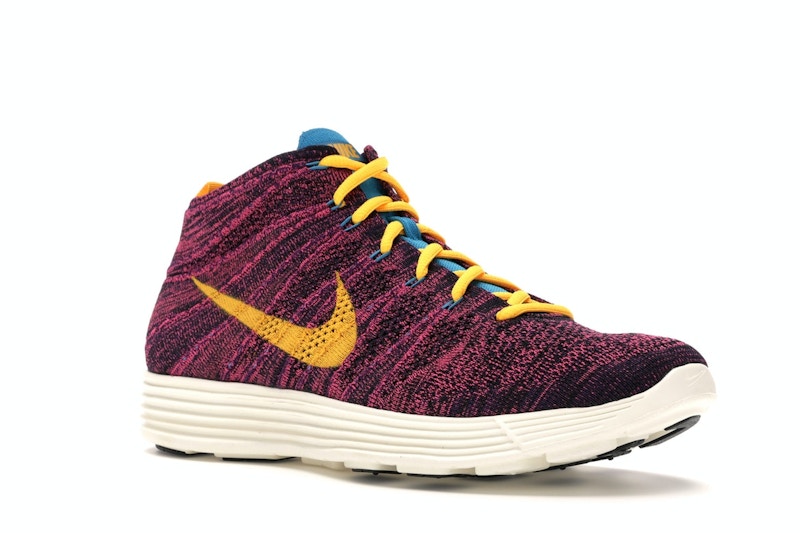 Nike Lunar Flyknit Chukka Grand Purple Laser Orange