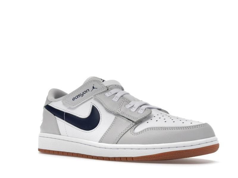 Jordan 1 Low EasyOn White Neutral Grey Gum Midnight Navy
