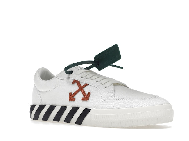 OFF-WHITE Vulc Low Canvas White Red Arrow Black