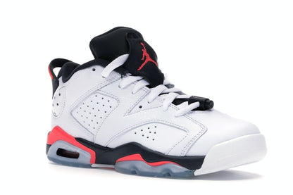 Jordan 6 Retro Low White Infrared 23 Black (GS)